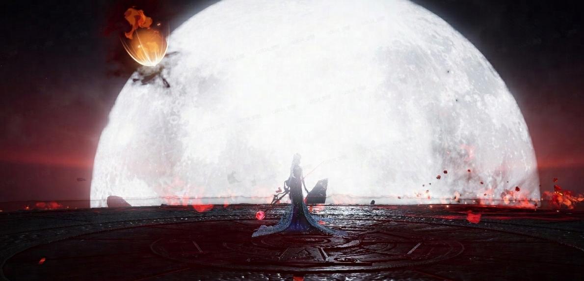 副本技能特效展示，‘星之葬歌’技能覆盖全场，形成紫色能量漩涡