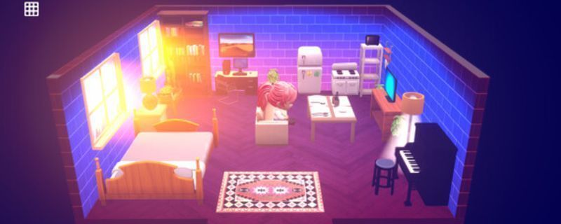 《悠闲小镇》游戏主界面展示，画面清新柔和，展现宁静小镇的初印象