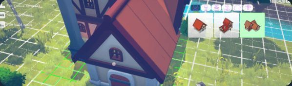 玩家正在布置客厅，沙发、地毯、灯具等家具摆放协调美观