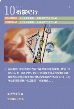 衍演纪行界面，显示等级奖励与任务进度