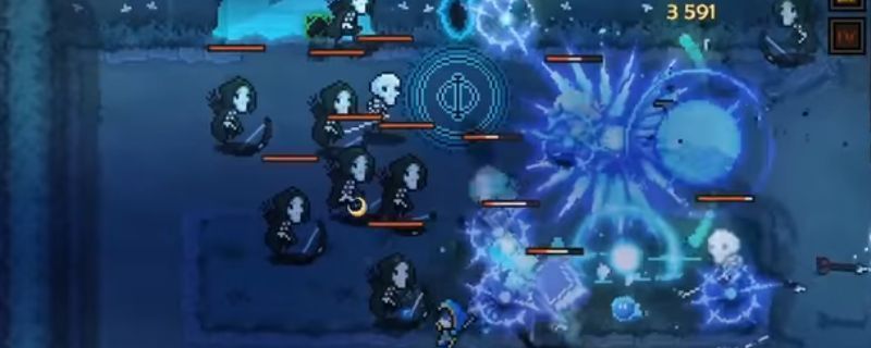 The Slormancer游戏中属性抗性界面展示，包含五种元素图标与数值详情