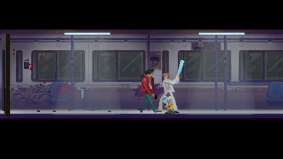 主角使用名片飞镖攻击远处敌人，多个飞镖在空中划出弧线，背景为暗紫色的都市夜景