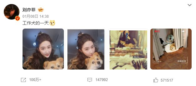 刘亦菲与水蓝鼠3D模型同框，背景为魔法阵光芒四射