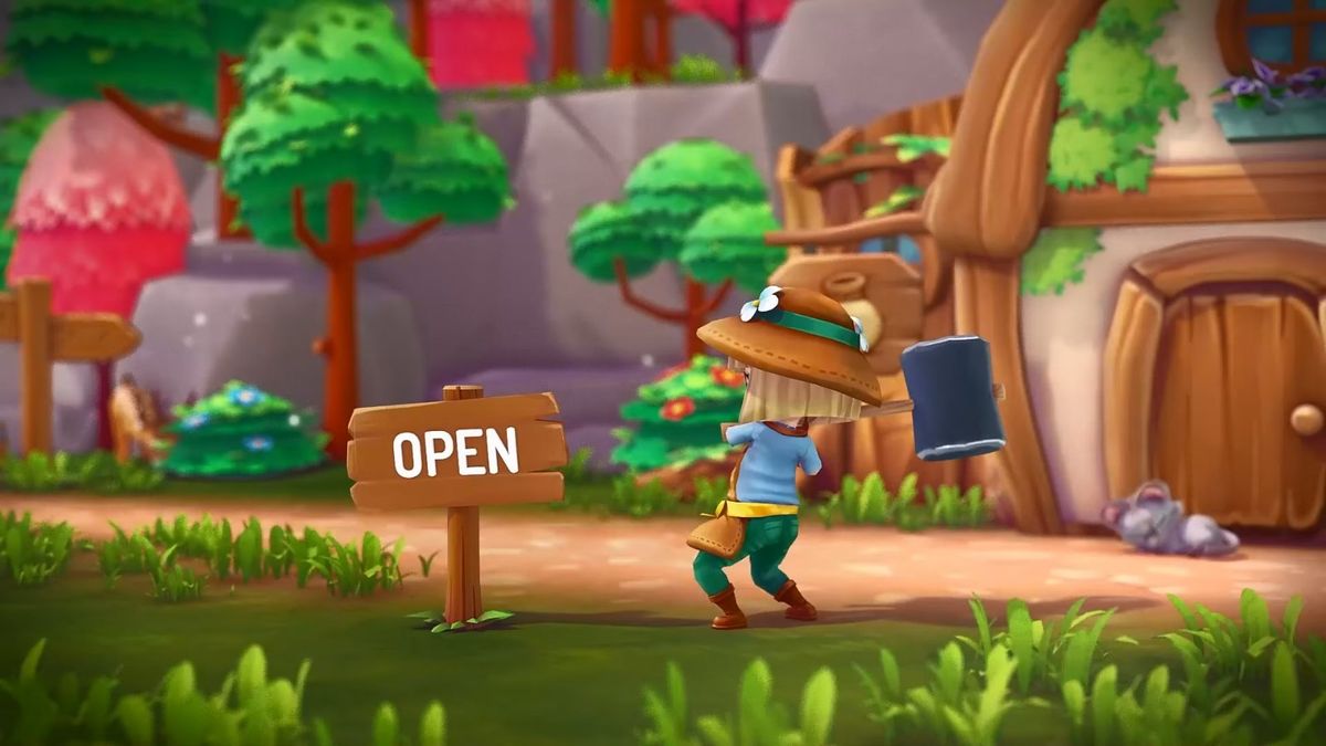 夜晚的甘露岛街道，灯笼高挂，NPC角色在路边交谈，氛围宁静