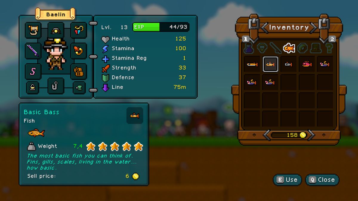 游戏世界地图局部展示，像素风格的森林、山脉与海岸线交错分布，NPC在小镇中行走，船只停靠在码头