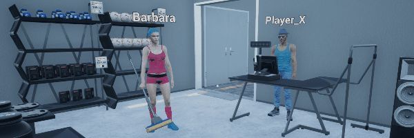 玩家正在操作平板电脑查看订单界面，背景是堆满纸箱的仓库，角色准备拆包上架新到的运动鞋