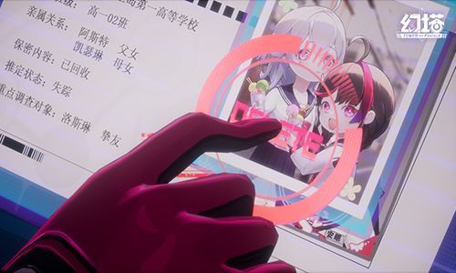 安可身着黑色潜行服，在霓虹都市屋顶跃动，面具下眼神坚定