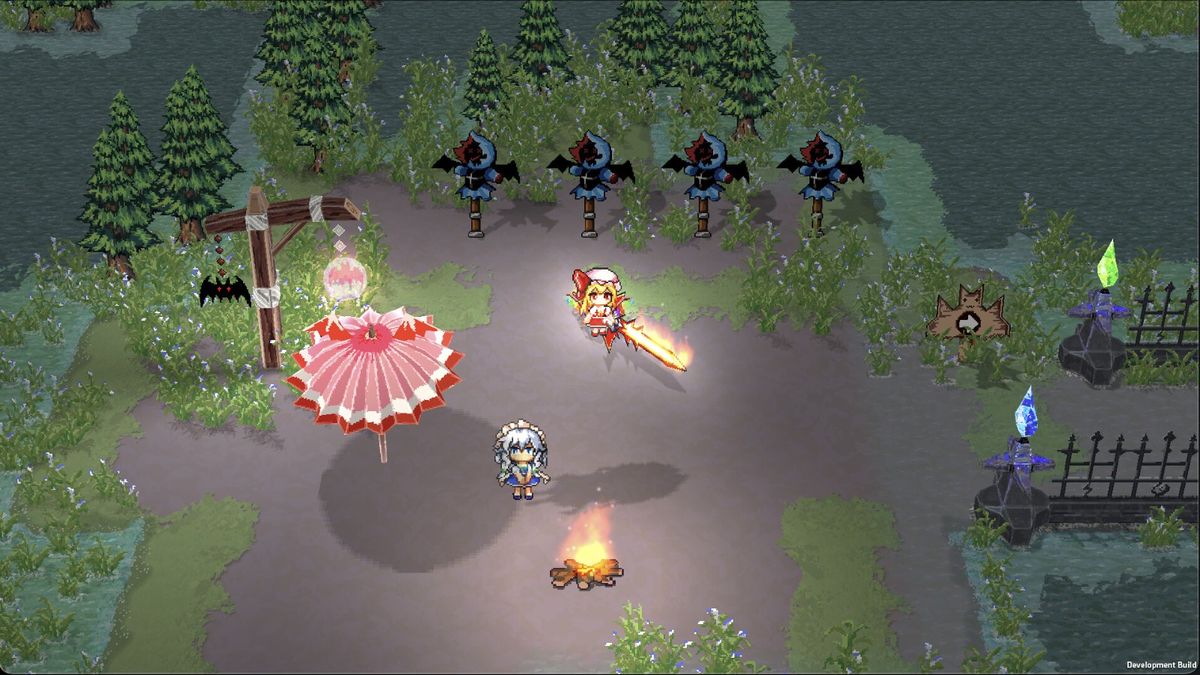 技能树界面展示，左侧为符卡技能分支，右侧为强化卡插槽布局