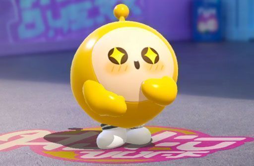 蛋仔表演‘插秧舞’的动态画面，动作生动有趣，背景为田园风格场景