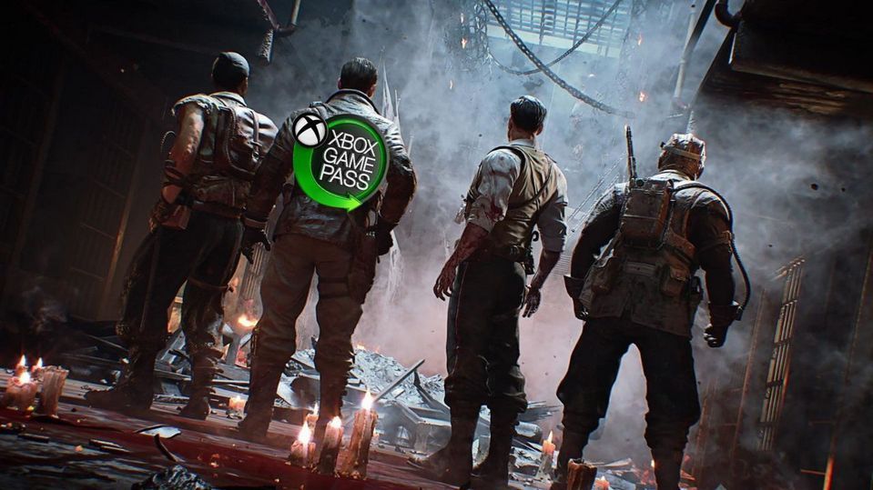 Xbox Game Pass界面展示《使命召唤：黑色行动6》游戏封面，界面显示“已包含在订阅中”