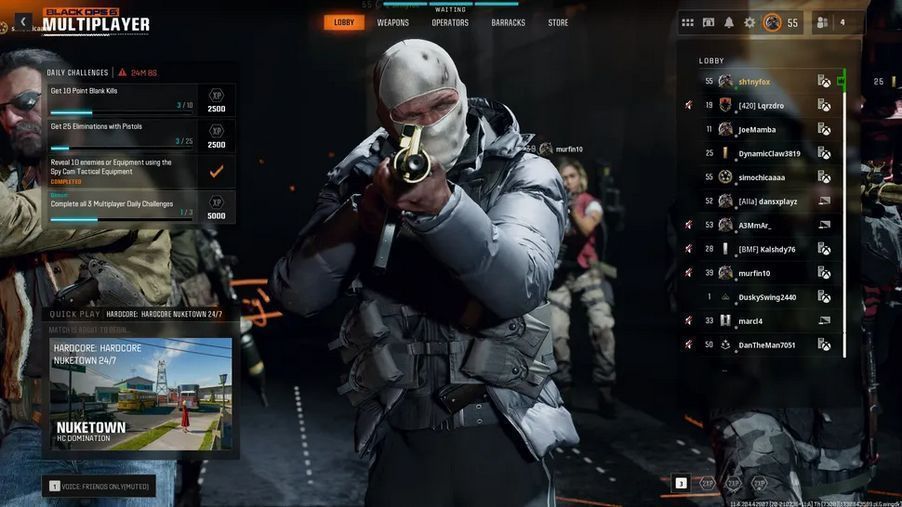 柱状图对比Xbox、PlayStation和Steam平台《使命召唤》玩家参与率，Xbox以超过50%领先