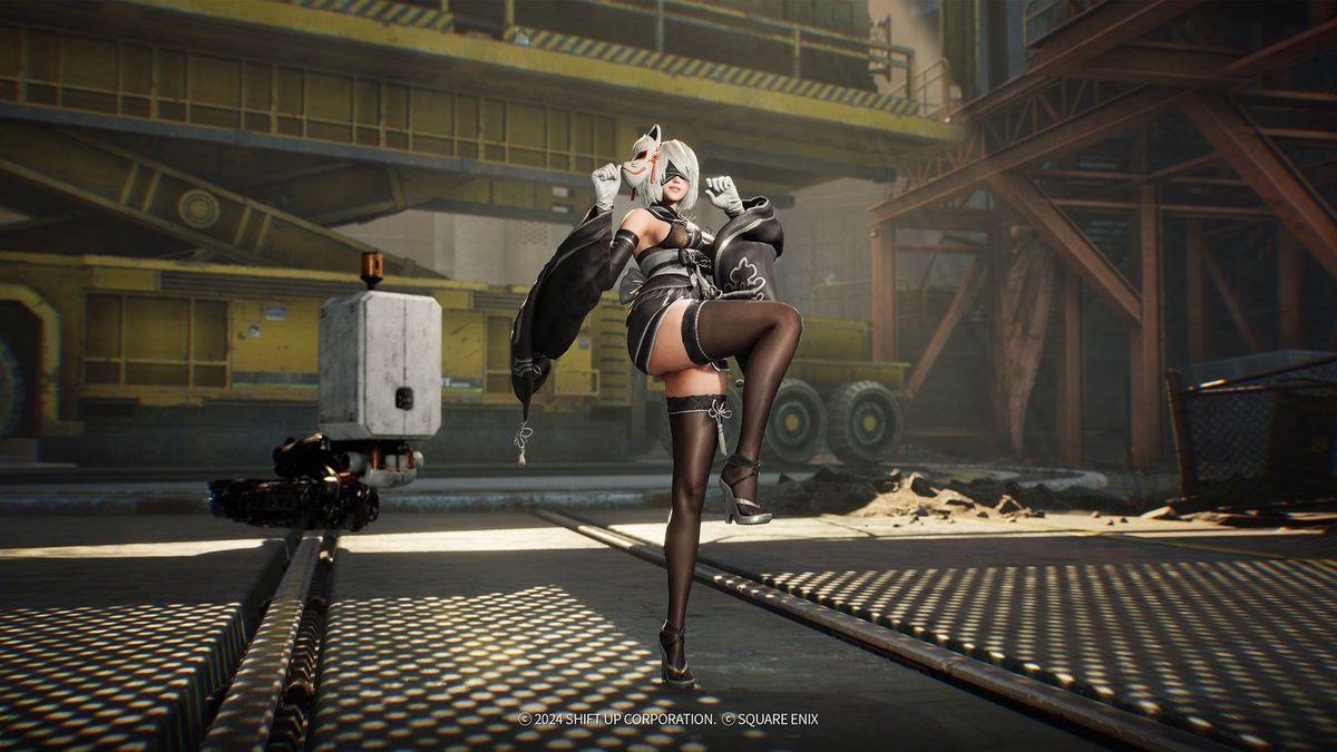 《剑星》×《尼尔：机械纪元》联动相机模式界面展示，玩家可调节镜头参数并预览画面