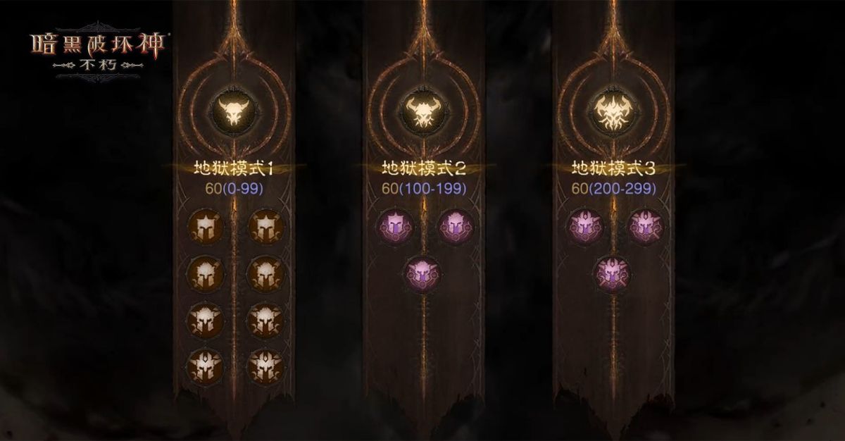 游戏设置界面显示新的难度等级划分，四个清晰层级取代原有复杂结构