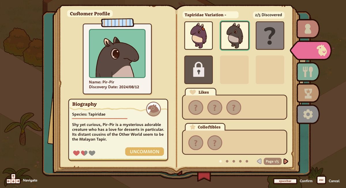 剧情对话场景，主角手持泛黄的食谱残页，面前是一位白发苍苍的拟人化猫奶奶，眼中流露追忆神情