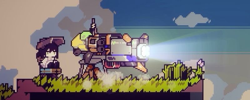 《多洛可小镇》角色在空中完成跳跃与冲刺动作的瞬间，背景为小镇错落有致的建筑群