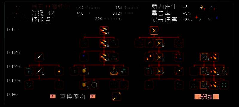 哥布林驾驶员技能加点完成界面，技能树右侧雷暴与超级充能已点亮，整体呈暗紫色调