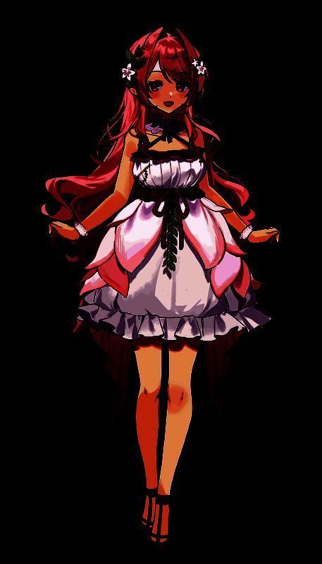 主线第三章宣传图，伊洛站在森林之中，周围漂浮着发光植物与神秘精灵