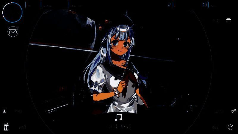 游戏内曲目选择界面，多种风格歌曲封面排列整齐，背景为流动的声波光影