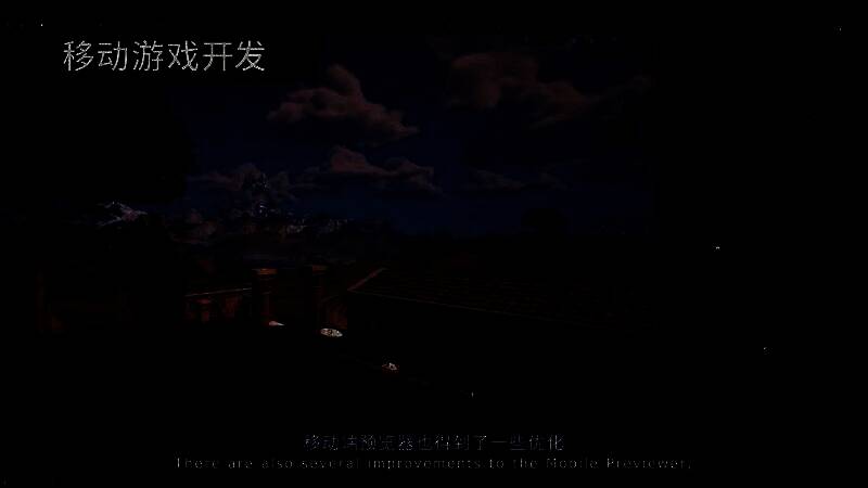 移动端前向渲染器展示IES灯光与体积雾效果