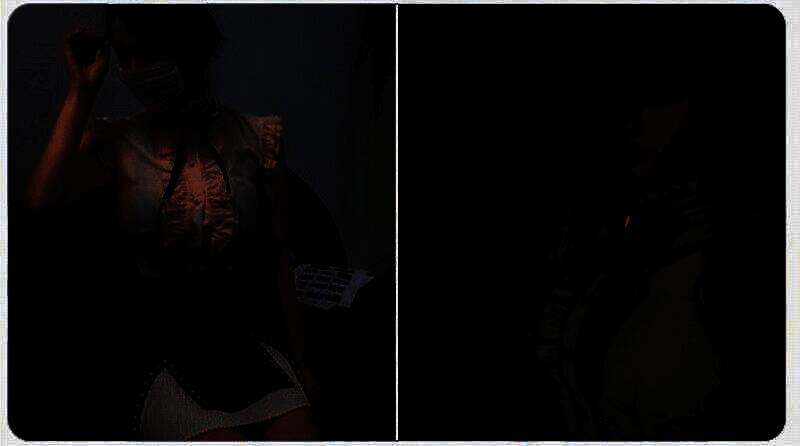 尹雪花写真正面特写，展现精致五官与柔顺黑发，光影效果逼真