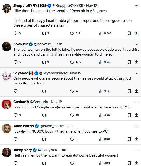 尹雪花侧面视角展示，突出面部轮廓与发型细节，环境光渲染细腻