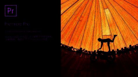 Adobe Premiere Pro CS6主界面展示，左侧为新建项目按钮高亮显示