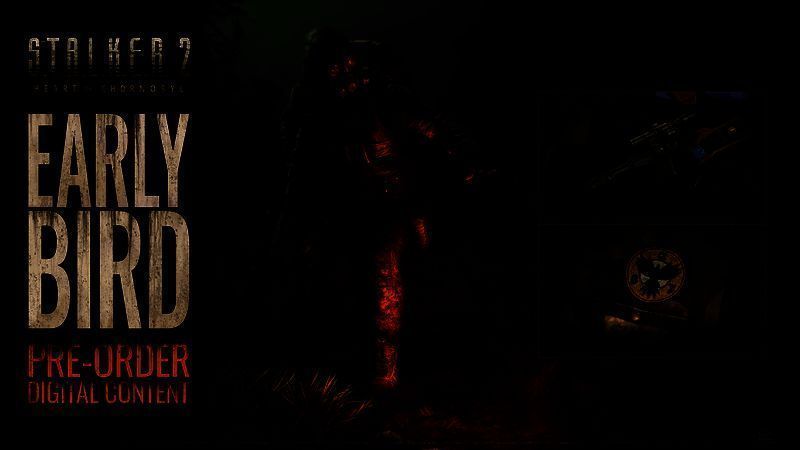 《潜行者2》Steam商店宣传横幅，展示主角持枪穿越废墟的场景