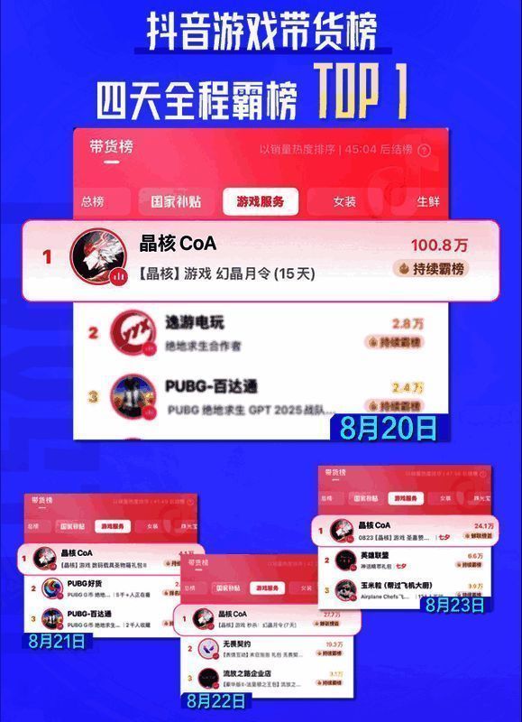 直播间画面，主播正在介绍数码宝贝联动礼包，弹幕刷屏‘买它’