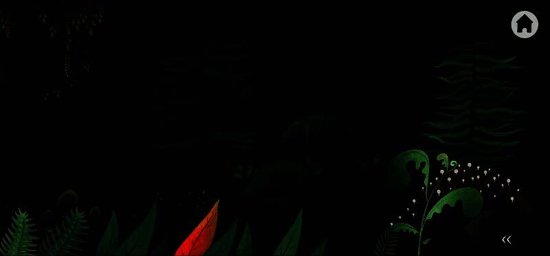 破损石碑前的叶片机关，玩家需调整叶片方向以激活机关