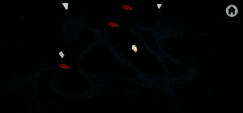 叶片调整完成后的正确形态，呈现出对称几何图案