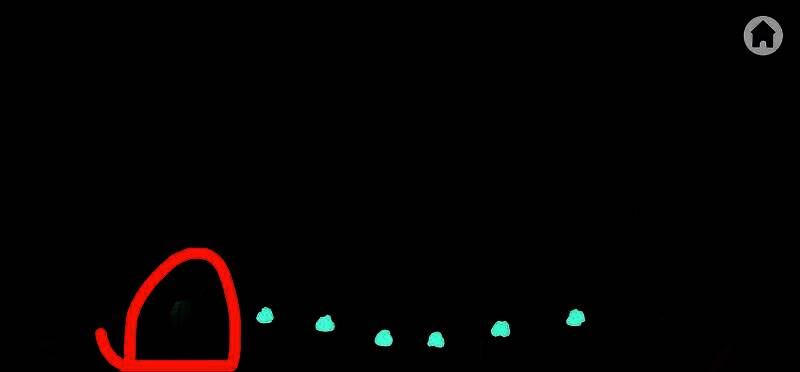 山洞内的打地鼠小游戏界面，地鼠从洞口中快速探出