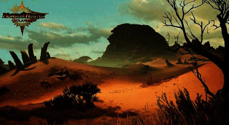 火山区域场景，岩浆流淌，环境危险感强烈