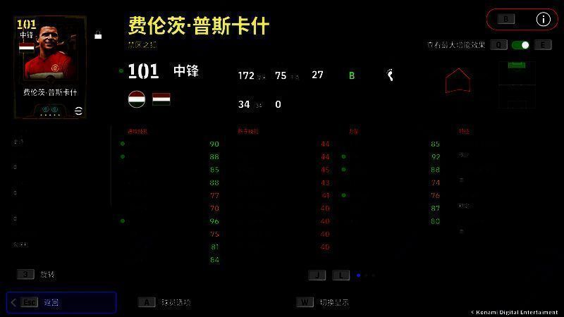 普斯卡什在比赛中怒射破门，球速带出残影特效，背景为老式球场与欢呼人群