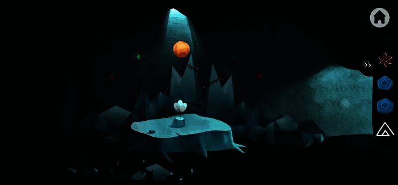 四只萤火虫悬浮空中，玩家正在调整其颜色，光效随选择变化