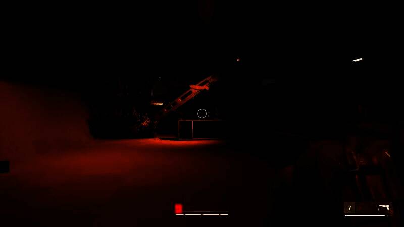 护目镜视角切换画面，显示热成像与电子信号扫描效果