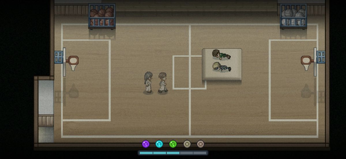 Jony与朋友在操场做俯卧撑的温馨场景