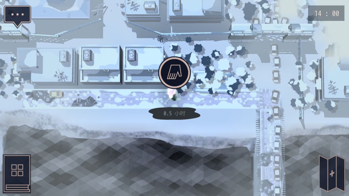 学校周边地图，标注从邮局到校路径及收集点