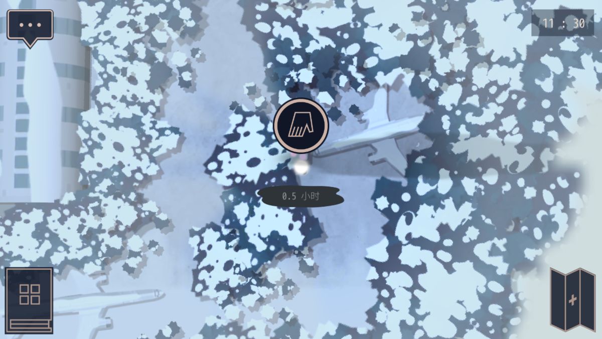 五金店与信用社区域地图，标出1-1、1-2、1-3位置