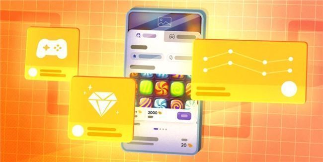 LoyaltyPlay功能示意图，展示非游戏应用如何嵌入游戏任务激励用户