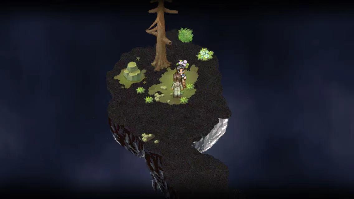 青年科林站在悬崖边仰望天空，身后是缓缓升起的云海与光芒