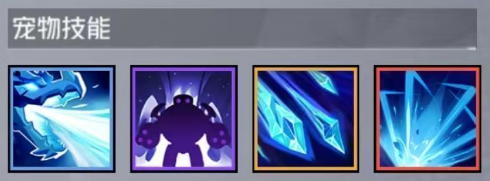 冰龙机甲技能成长路线图，清晰标注各星级解锁技能与属性加成