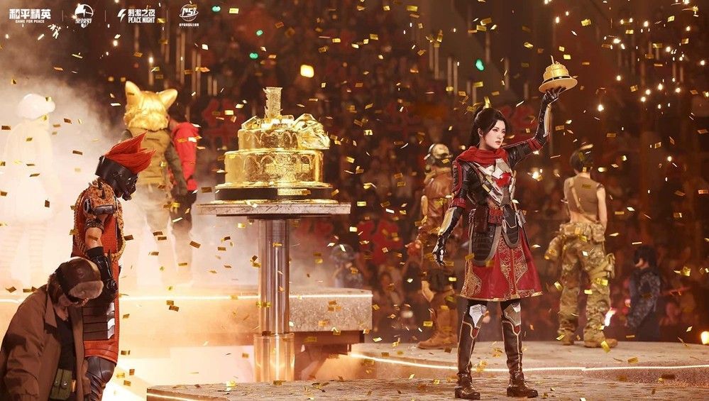 舞台地面投影出地铁轨道与警报红光，营造出紧张刺激的逃生氛围