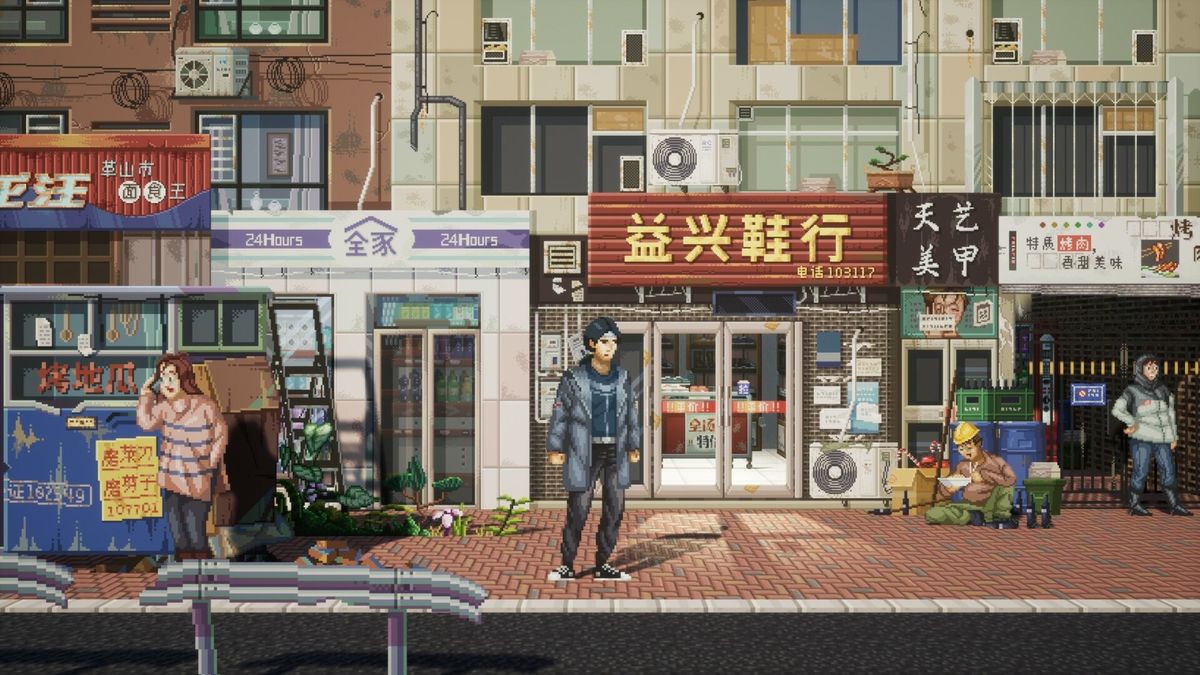 地铁站台场景，灯光闪烁，地面积水倒映出异常影像，暗示超自然现象