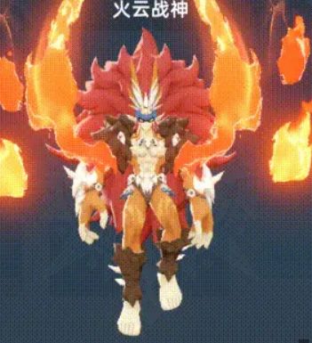 三只宠物并列展示：火云战神喷吐火焰，酷猫忍者敏捷跃动，机甲暴龙释放护盾特效