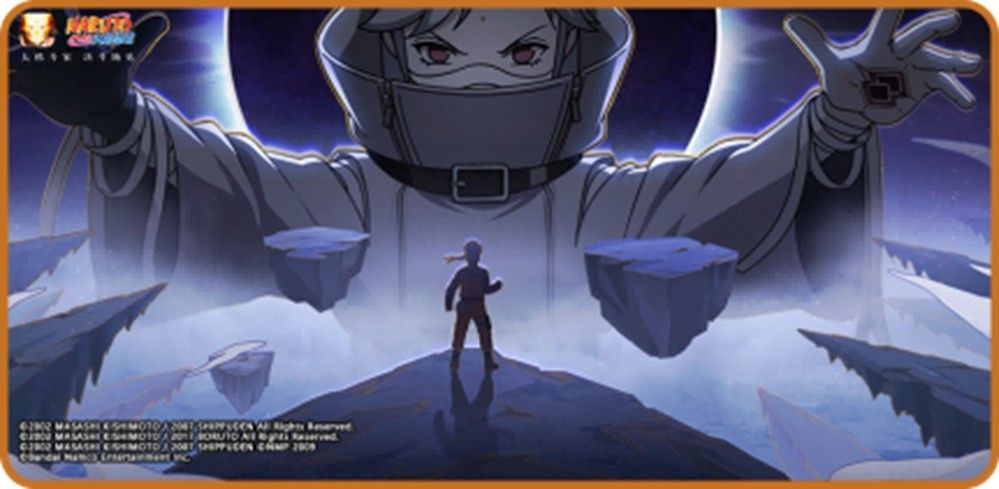 主角团在危机四伏的木叶村中集结，天空乌云密布，象征着即将到来的重大战斗