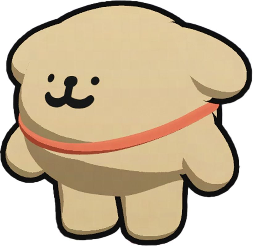 联动外观「小金毛」展示图，金色毛发与俏皮表情尽显活力