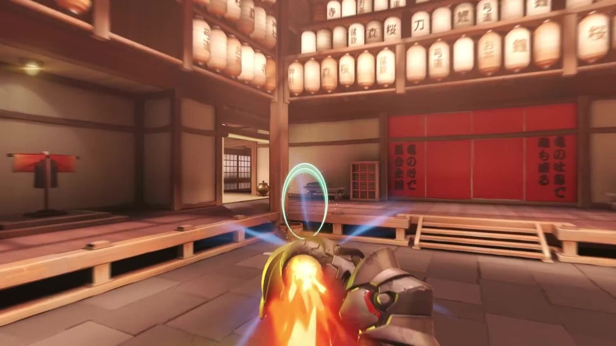 视频截图：堡垒切换至炮形态，在沃斯卡娅工业区展开火力压制