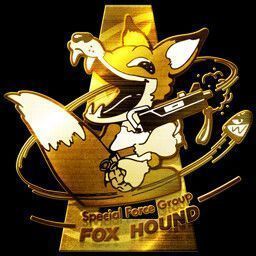 《合金装备3：重制版》成就界面截图，显示‘猎狐部队’成就图标及其文字说明