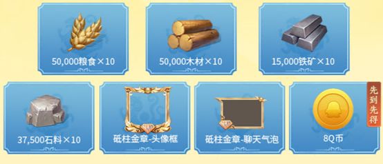 50人俱乐部奖励内容展示