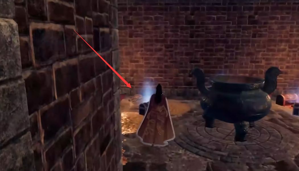 玩家在华山思过崖与幻影洪七公激烈对决，拳风震裂山石